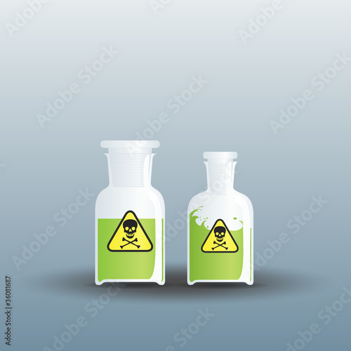 Two flasks full of poison