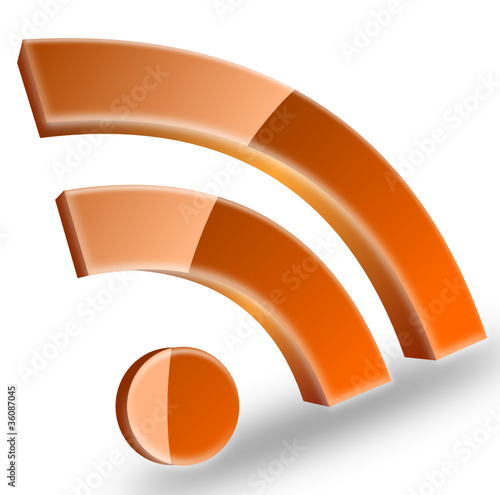 Feed glossy icon