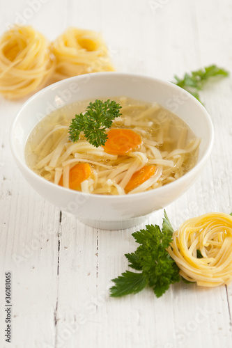 Traditional Polish Chicken Broth photo