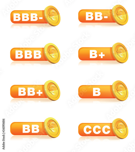 notation en bourse des pays, banques et entreprises