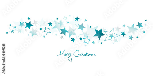 Turquoise Christmas Stars