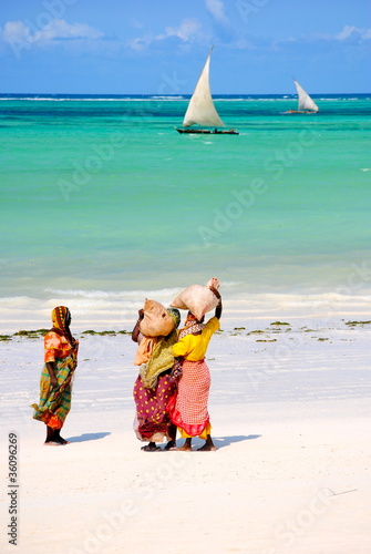 La spiaggia di Zanzibar