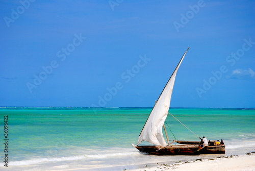 La spiaggia di Zanzibar