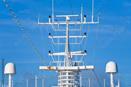 navigation antenna of cruise liner