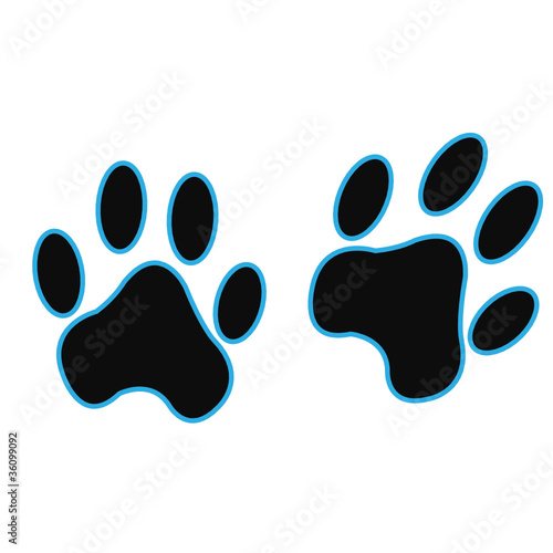 Black paw printer