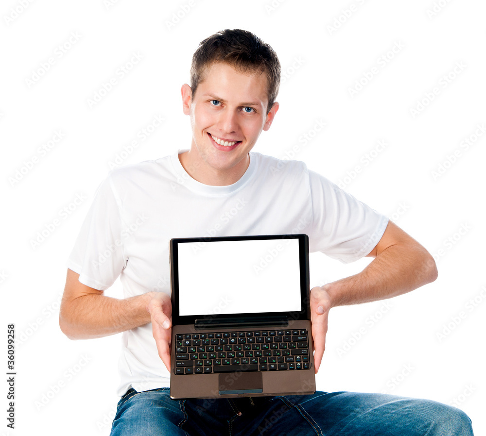 smart guy with a laptop smart guy with a laptop