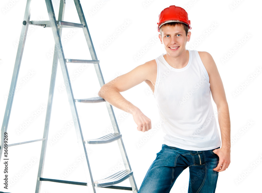portrait of a builder portrait of a builder
