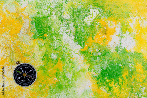 Background with compass