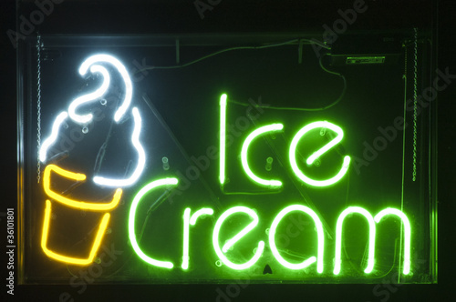 Neon Ice Cream