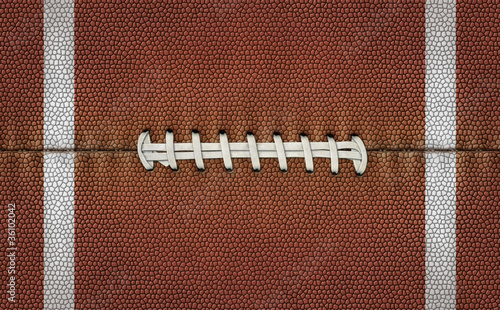 Football Texture Laces Stripes as a Flat Background