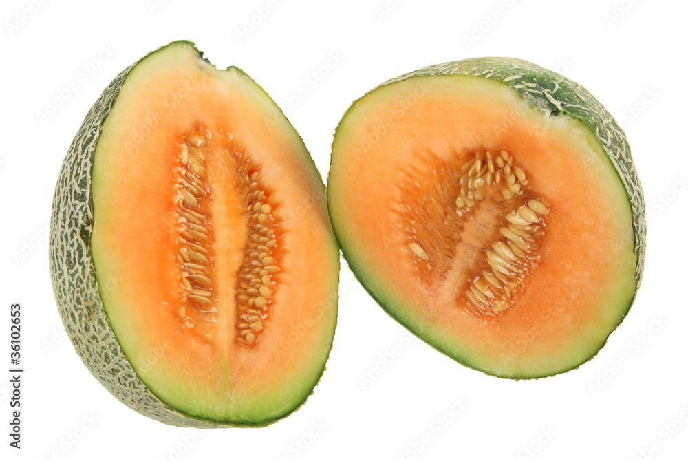 Halves of Rock Melon Halves of Rock Melon