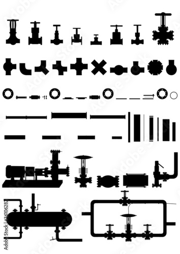 Apparatus and equipment for oil refining.