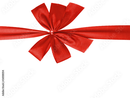 gift bow isolated on white
