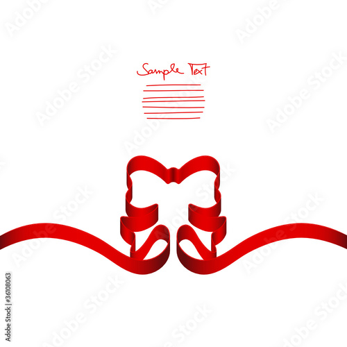 Red Ribbon Bow