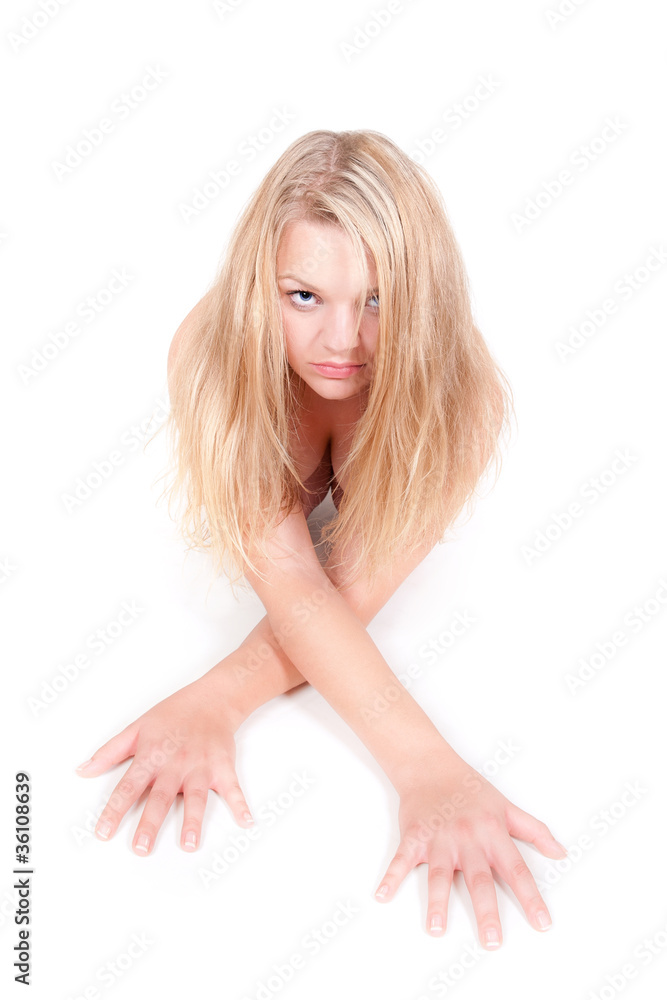 Fototapeta premium Portrait einer schönen nackten Frau