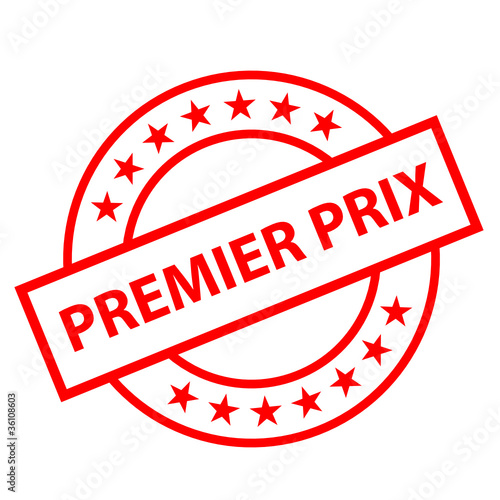 Tampon Publicitaire "PREMIER PRIX" (soldes promotions publicité)