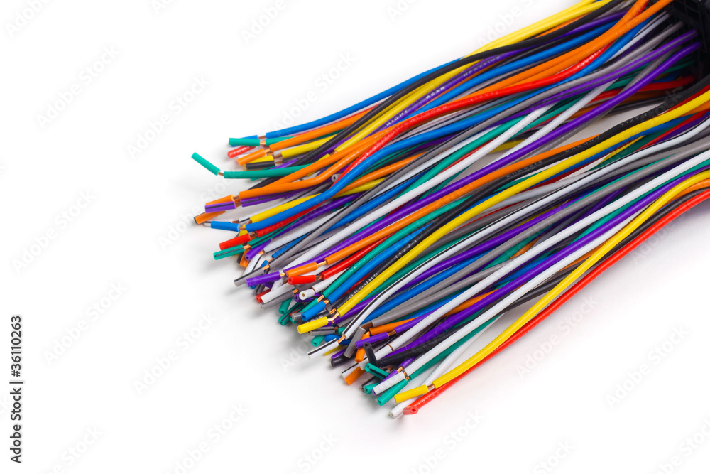 colored wires are isolated