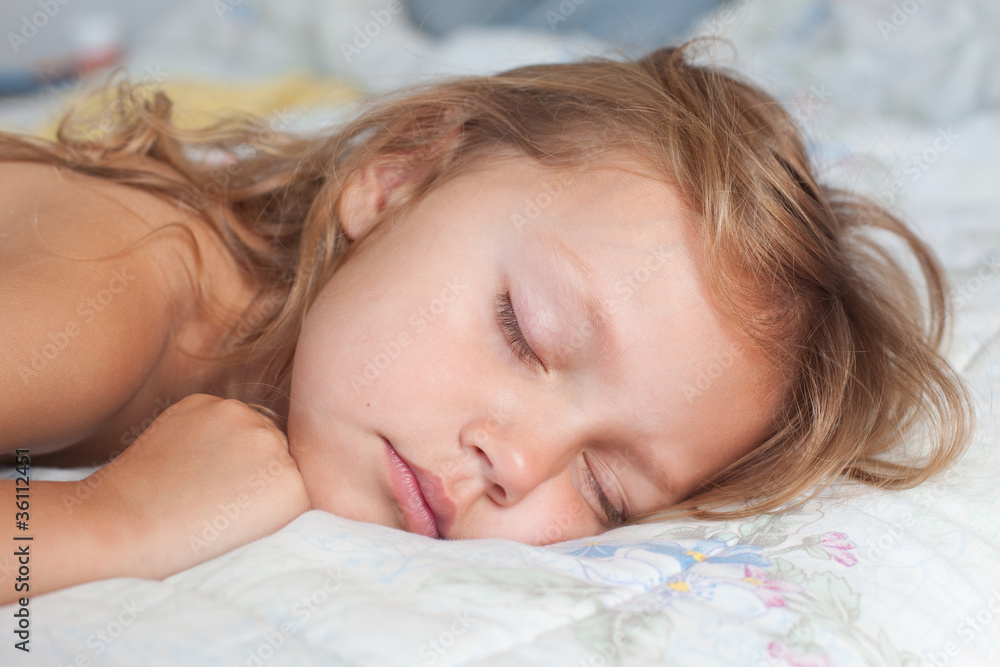 sleeping little girl portrait sleeping little girl portrait