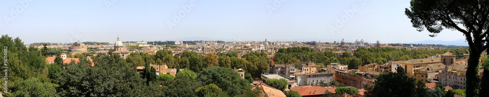 Vue panoramique de Rome - Italie