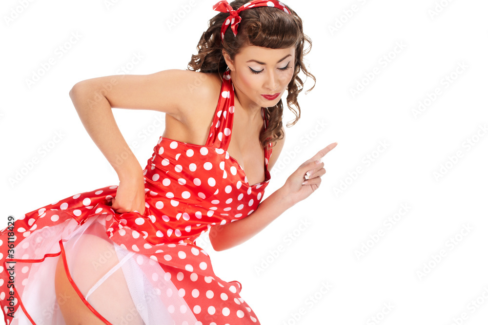 Pin-up girl. American style