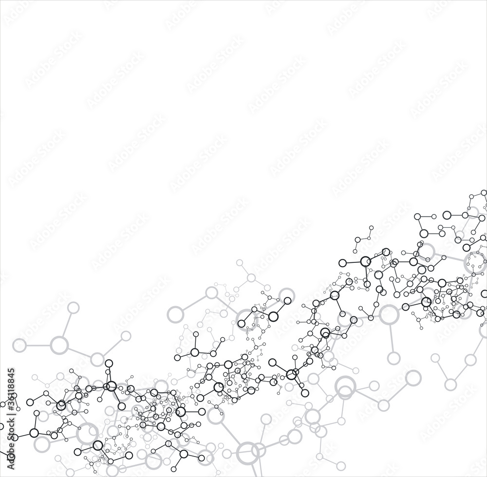 Molecule background Molecule background