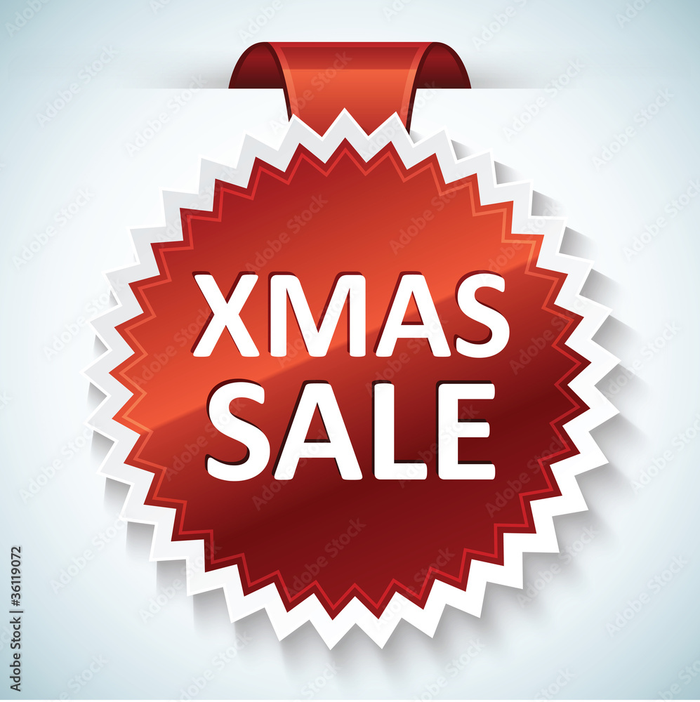 Xmas sale vector banner Xmas sale vector banner