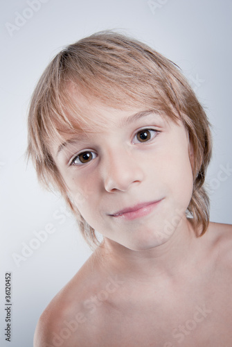 child with nice expression