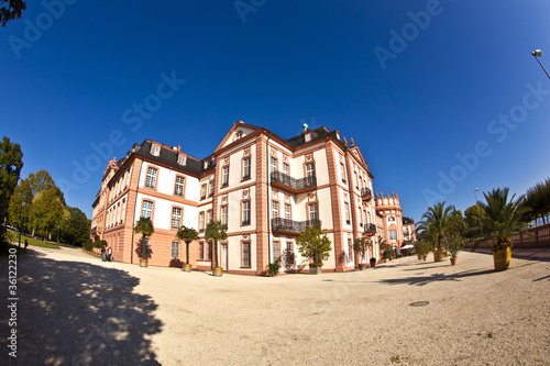 famous Biebrich Palace in Wiesbaden