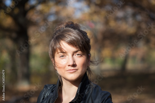 Outdoor portrait of girl