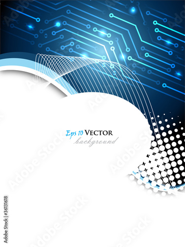 Blue abstract background