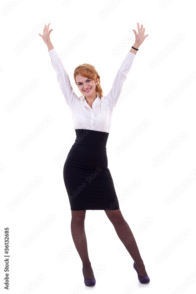 Happy business woman Happy business woman