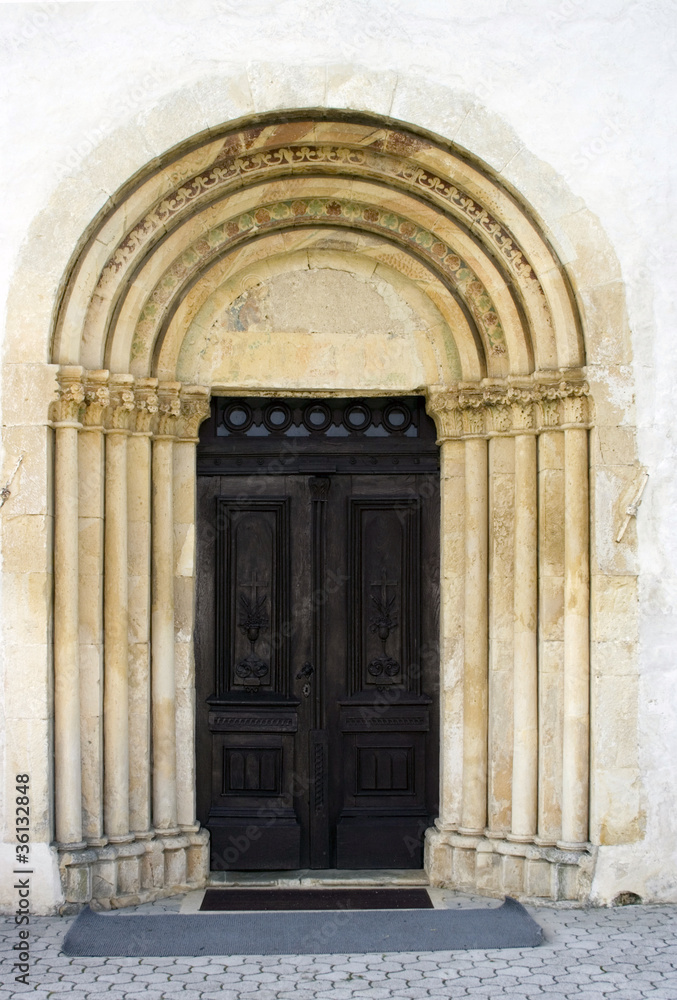 Old church entrance