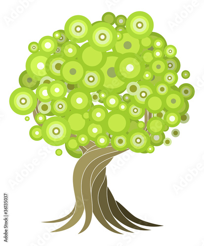 Abstract tree illustration