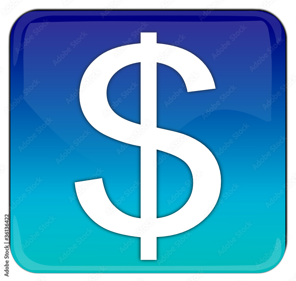 App mit Dollar Symbol App mit Dollar Symbol
