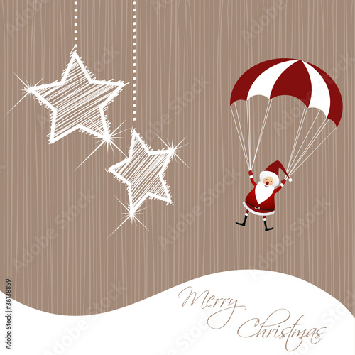 Christmas Background -Santa-