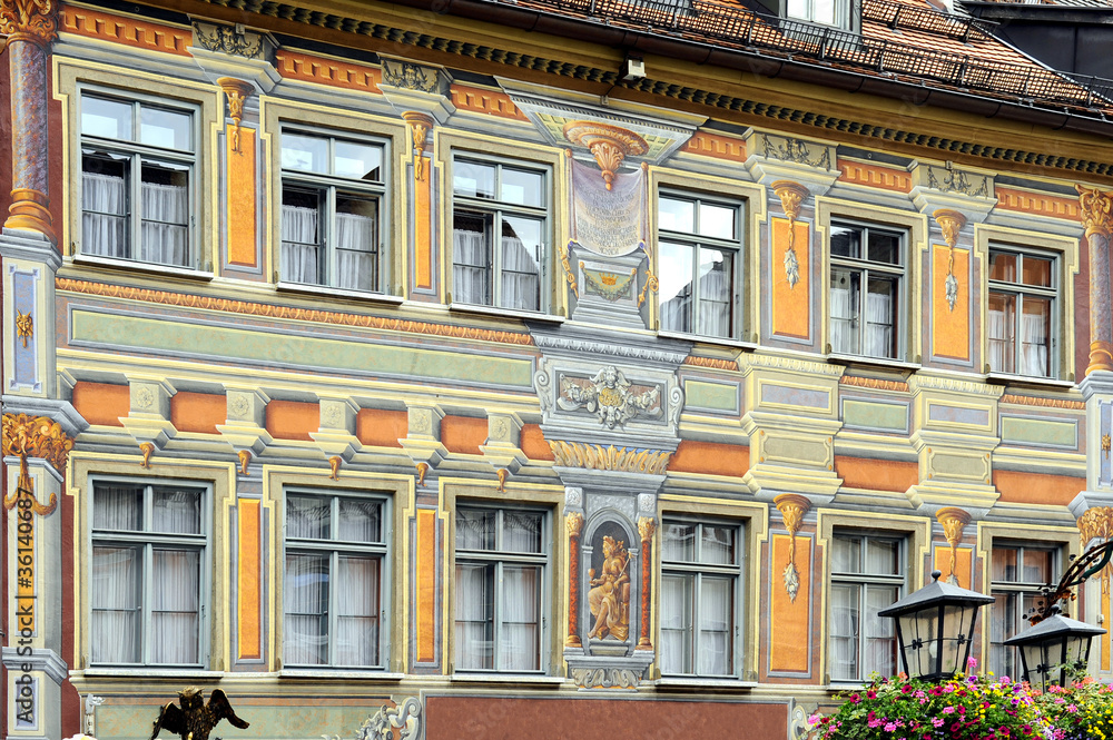 Obraz premium facciata Romantische Strasse