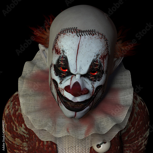Slika na platnu Scary Clown 1