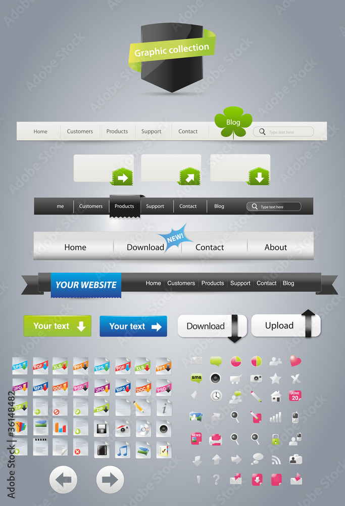 Web graphic collection Web graphic collection