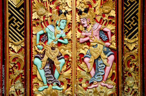 Wallpaper Mural carvings in temple bali indonesia Torontodigital.ca