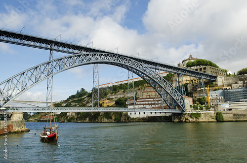 dom luis bridge in porto portugal