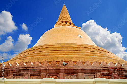 Prapathom chedi or First pagoda in Nakornpathom  Thailand.
