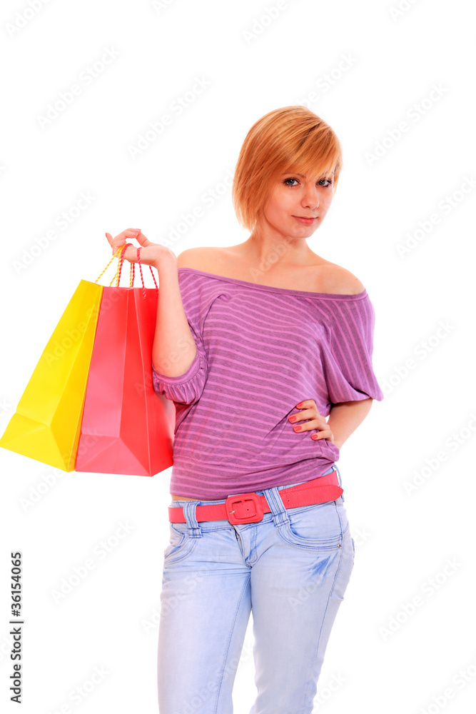 woman carrying shopping bags woman carrying shopping bags