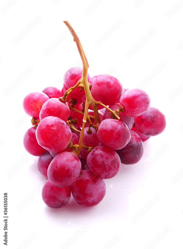 Image of red grape bunch