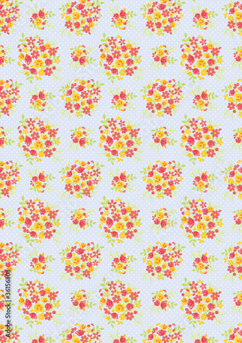 Wallpaper Mural 花柄テーブルクロス Torontodigital.ca