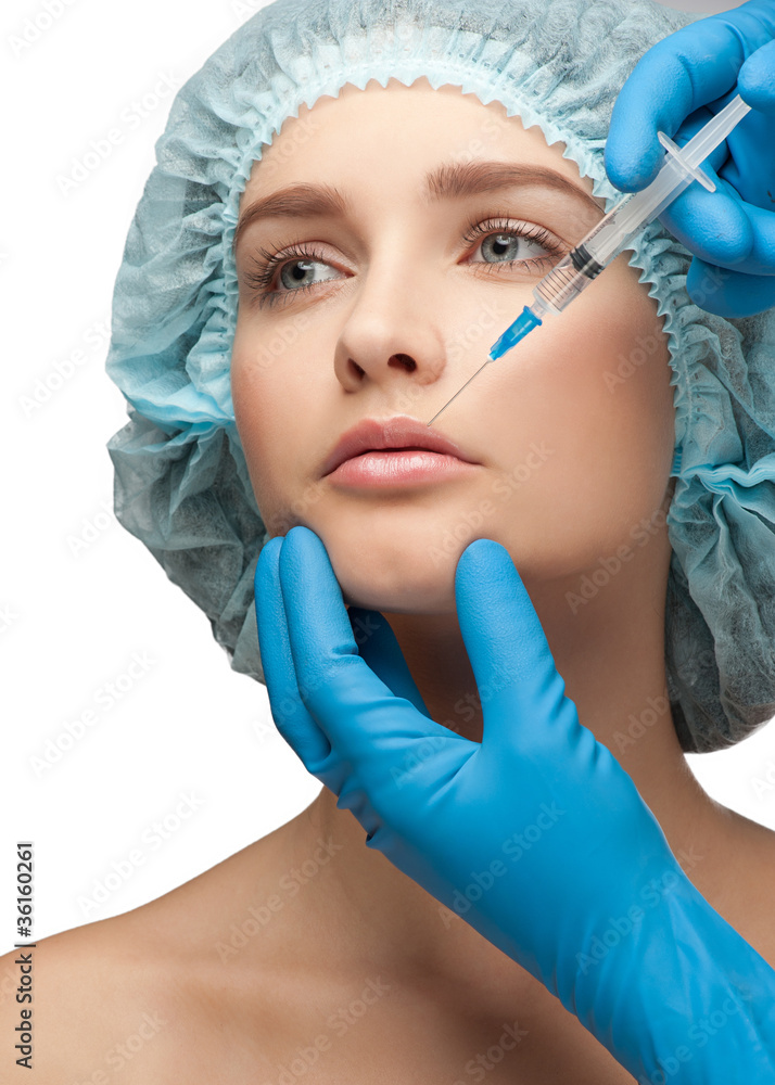 Cosmetic injection of botox Cosmetic injection of botox