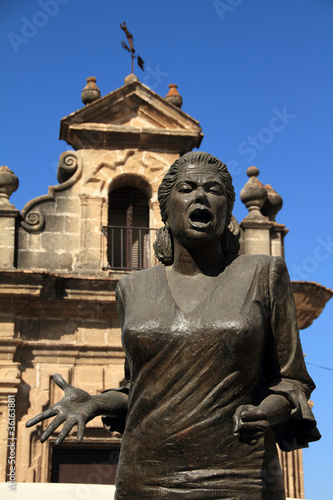La Paquera, cantaora flamenca