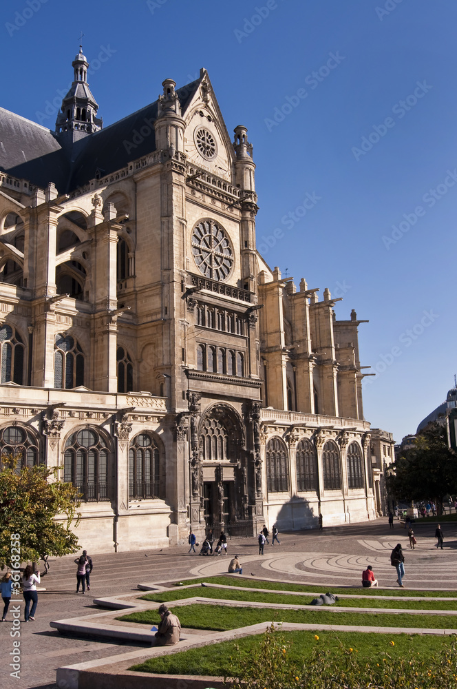 Obraz premium L'église Saint-Eustache à Paris - France