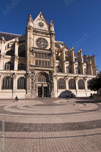 L'église Saint-Eustache à Paris - France