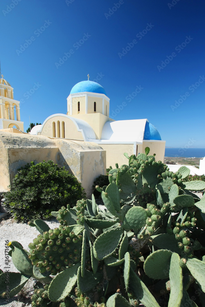 Obraz premium Santorin - Eglise à Oia