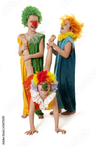 Funny clowns
